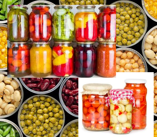 Canned, Bottled & Dried Veg