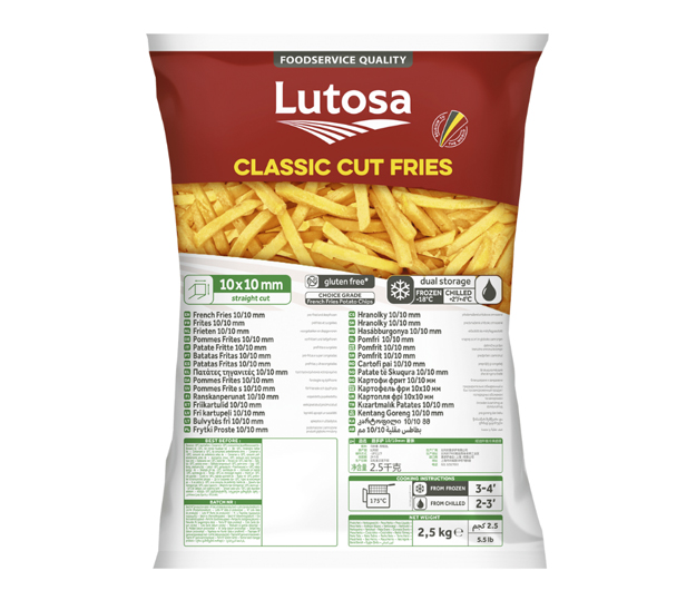  Lutosa Classic Cut French Fries (10mm)